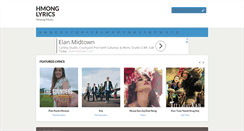 Desktop Screenshot of hmonglyrics.net